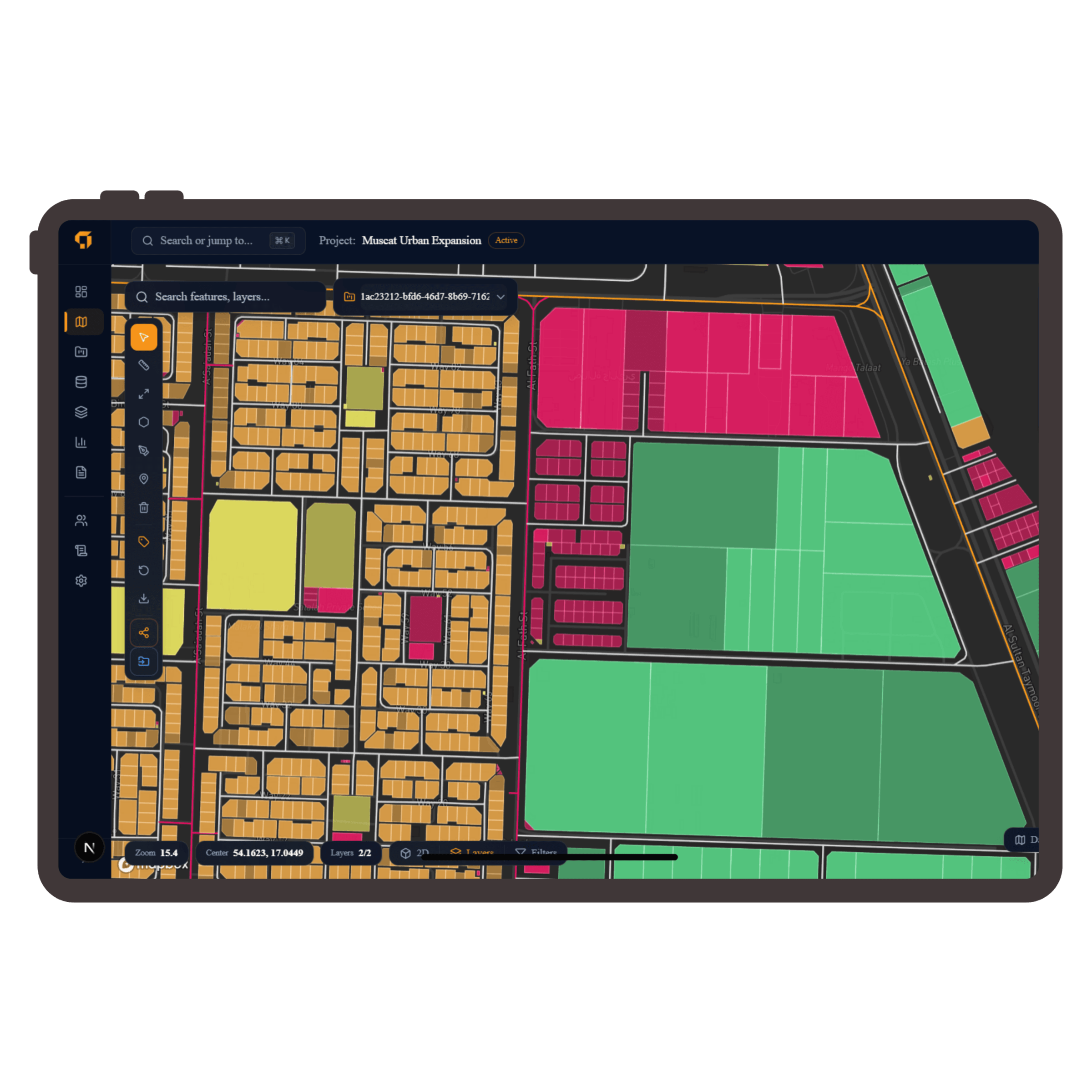GeoMakani Map Workspace